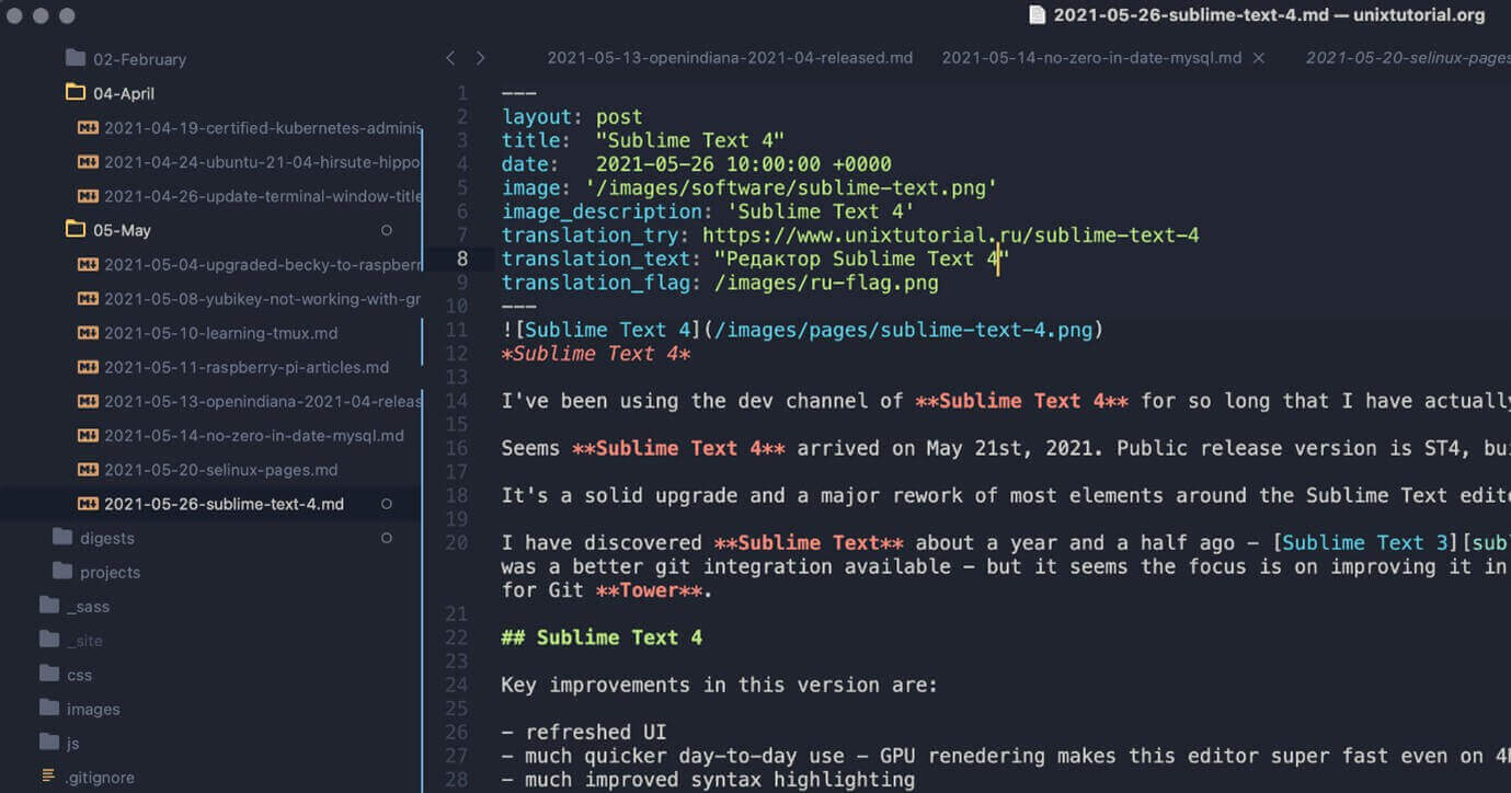 Web Development Tools for Beginners - Sublime Text