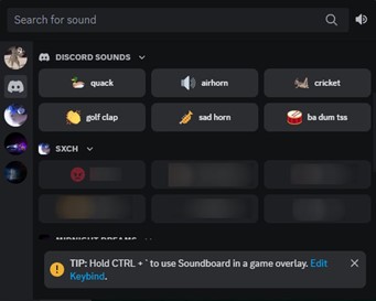 Discord Server Soundboard