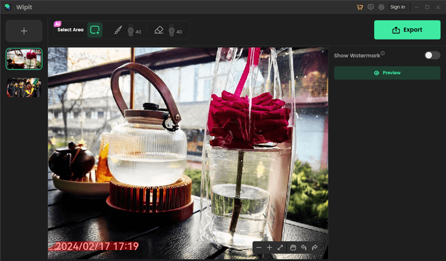 Photo Watermark Remover - Wipit