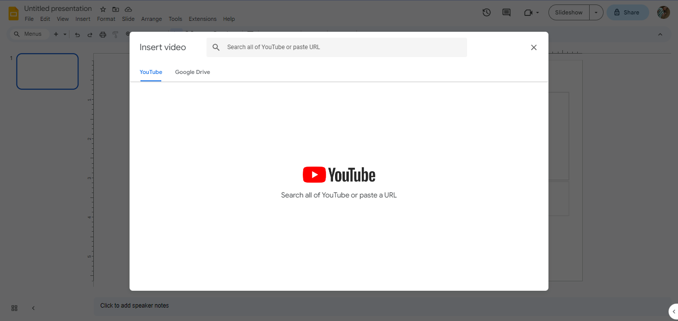 YouTube Tab