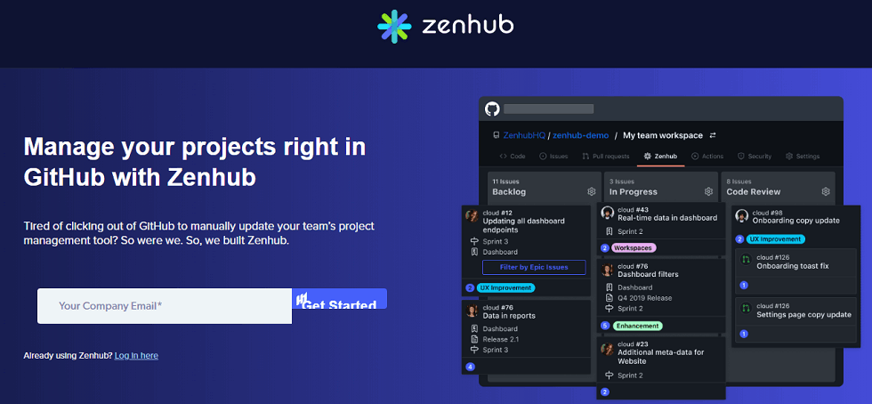 ZenHub Interface
