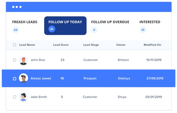 Zoho Alternative - LeadSquared