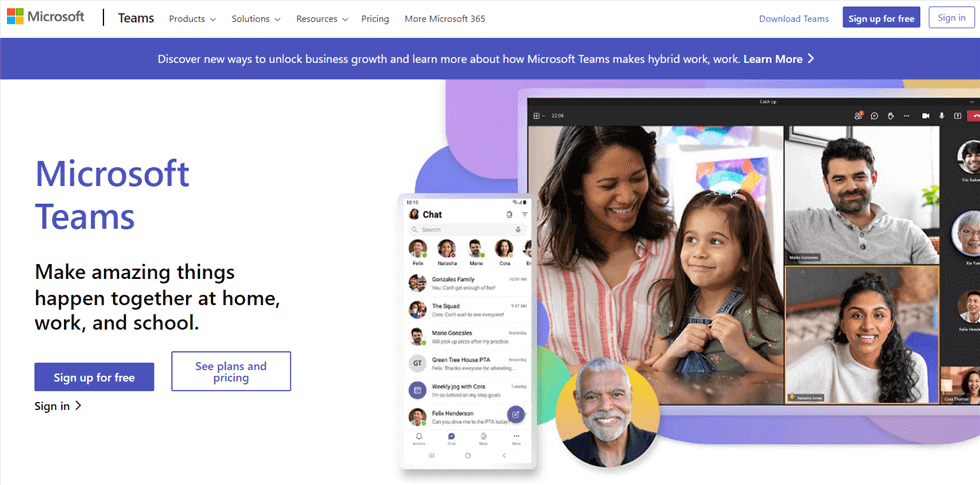 Zoom Alternatives - Microsoft Teams