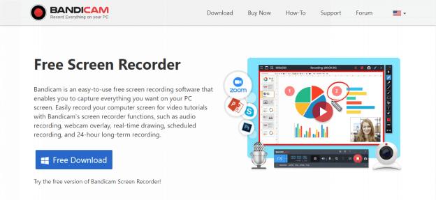Zoom Meeting Recording App - Bandicam Screen Recorder