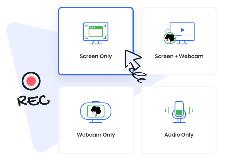 Webcam & Screen Recorder: Record in your browser online